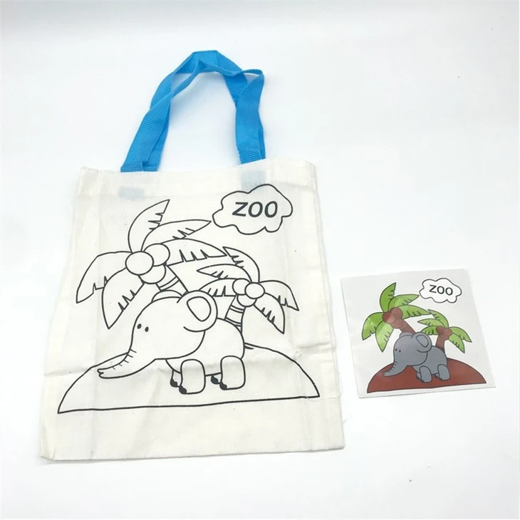Canvas Bag For Children To Paint Or Graffiti