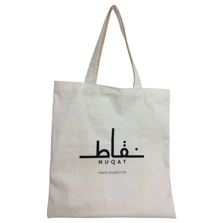 Printed Fashion Cotton Bag Recyclable Standard Size Cotton Canvas Tote Bag Cotton Shopping Bag
